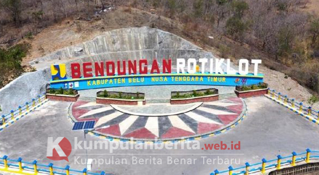 Jokowi Resmikan Bendungan Rotiklot di NTT
